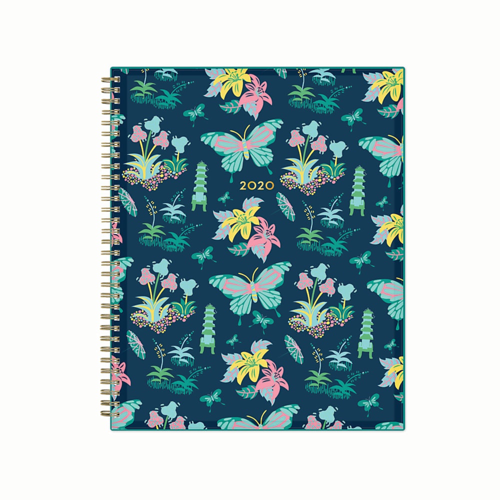 slide 1 of 4, Blue Sky Dabney Lee Weekly/Monthly Planner, 8-1/2'' X 11'', Butterfly Garden, January 2020 To December 2020, 1 ct