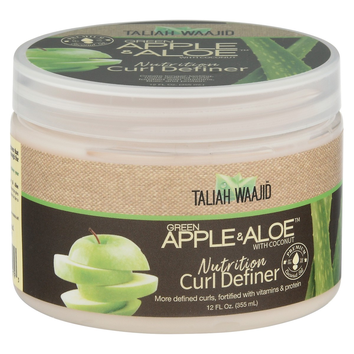 slide 5 of 9, Taliah Waajid Nutrition Green Apple & Aloe with Coconut Curl Definer 12 fl oz, 12 fl oz