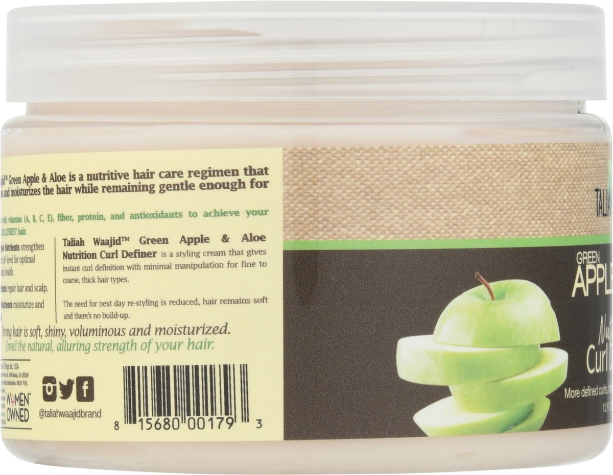 slide 4 of 9, Taliah Waajid Nutrition Green Apple & Aloe with Coconut Curl Definer 12 fl oz, 12 fl oz