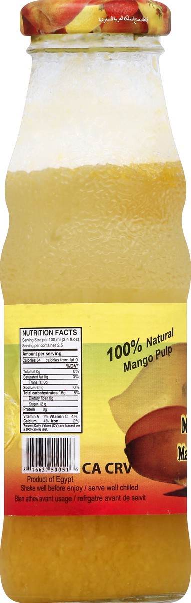 slide 2 of 4, Mounsier Papa Mango Nectar 250 ml, 8.4 oz