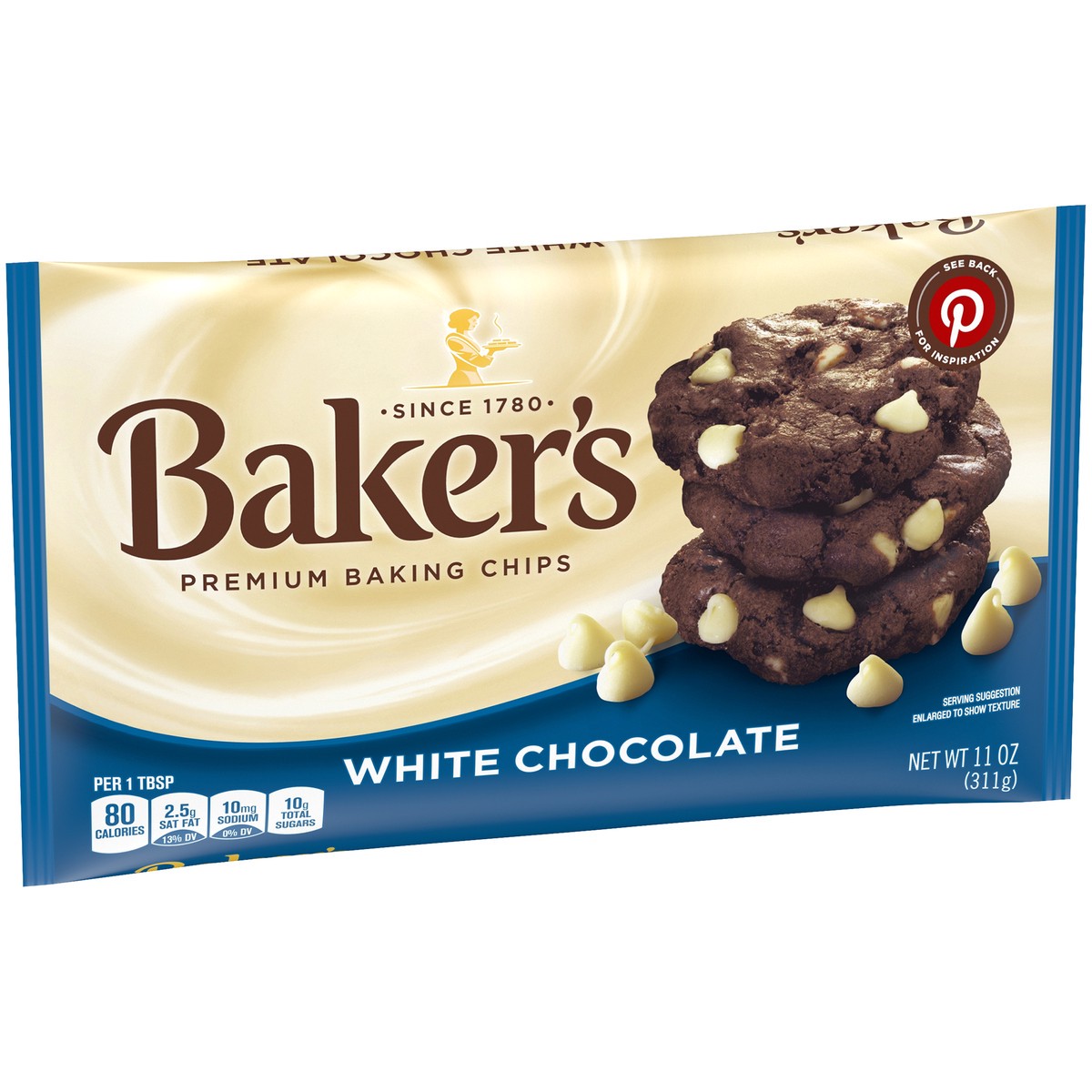 slide 4 of 11, Baker's White Chocolate Chips, 11 oz Bag, 11 oz