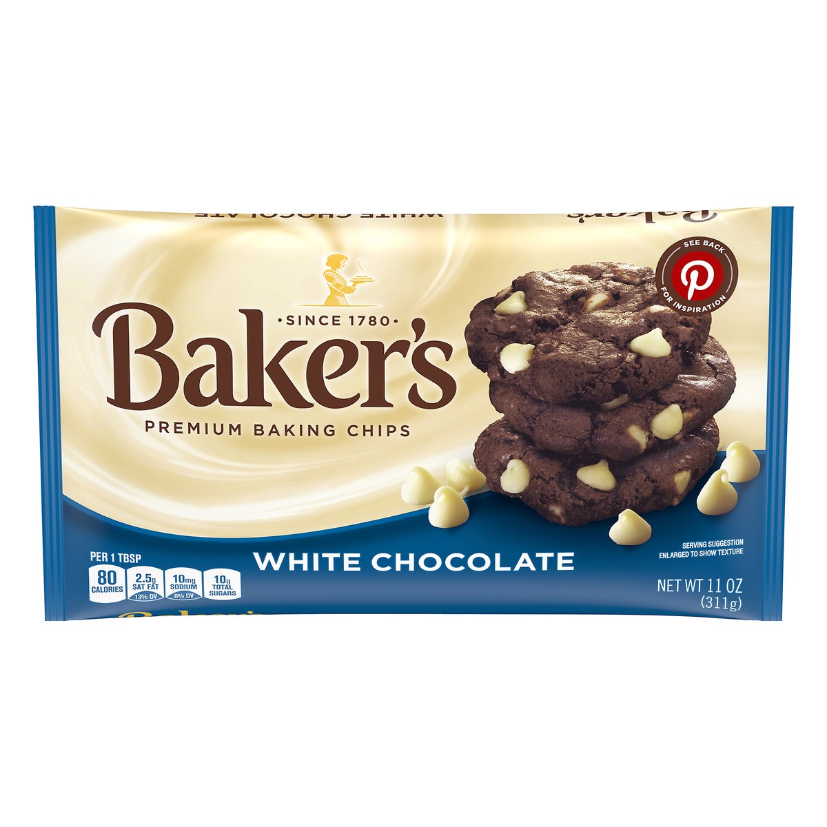 slide 6 of 11, Baker's White Chocolate Chips, 11 oz Bag, 11 oz