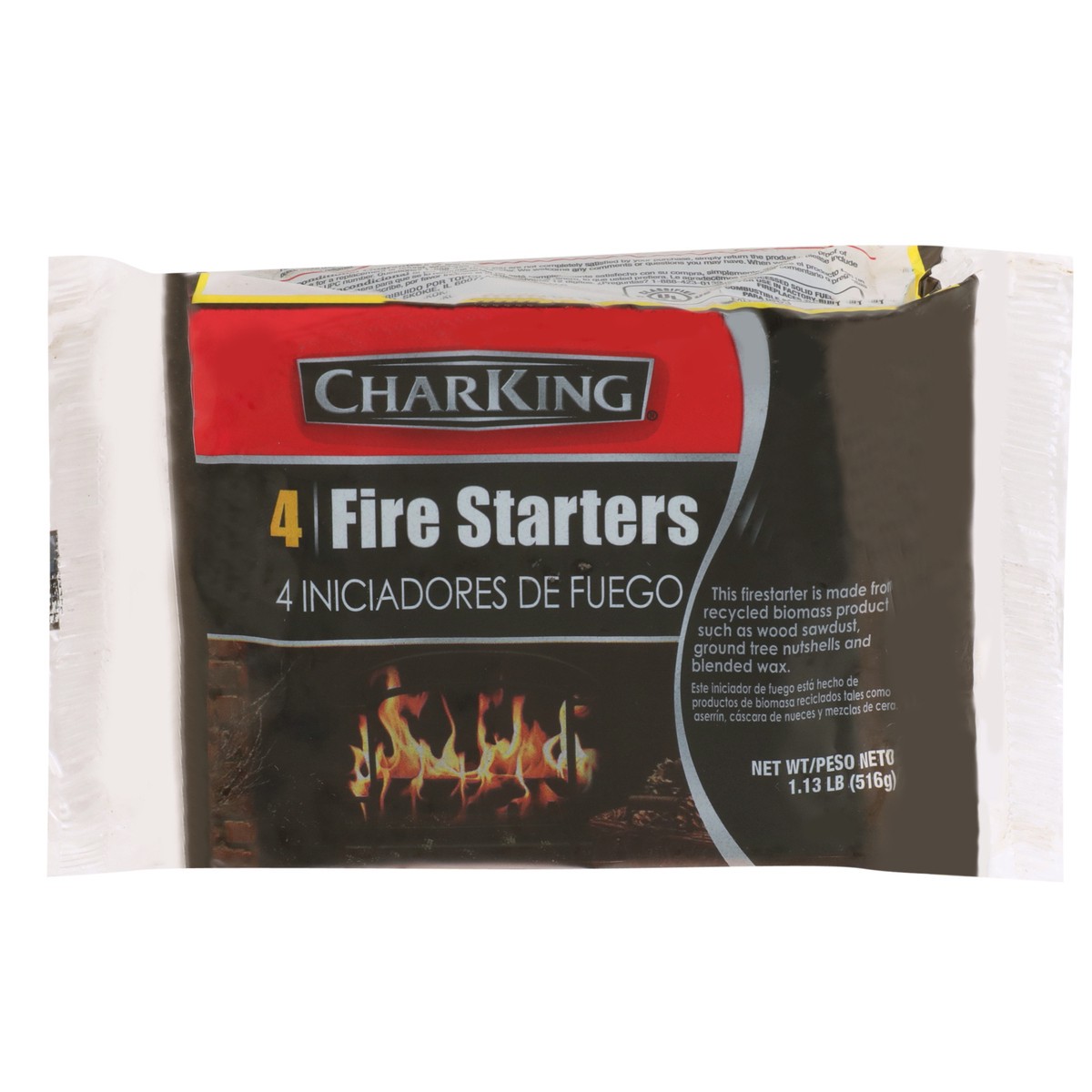 slide 1 of 8, CharKing Fire Starters, 1.13 lb