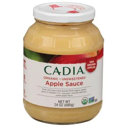 Cadia Organic Unsweetened Apple Sauce 24 oz