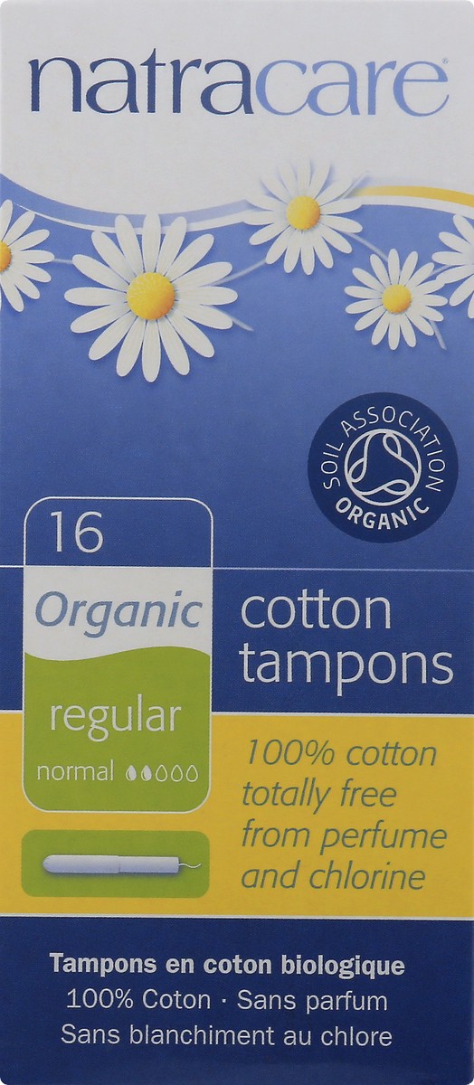 slide 1 of 10, Natracare Tampons 16 ea, 16 ct