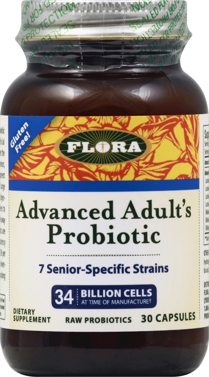 slide 1 of 1, Flora Health Advanced Adult's Probiotic, 30 ct