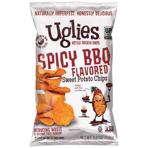 slide 1 of 1, Uglies Spicy BBQ Flavored Sweet Potato Chips 5.5 oz, 5.5 oz