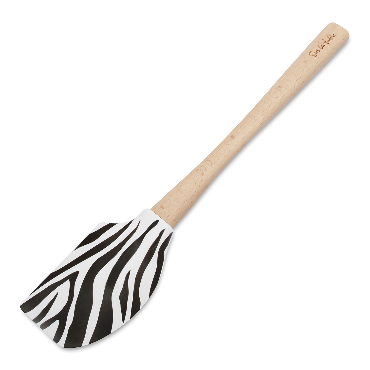 slide 1 of 1, Sur La Table Zebra Stripes Spatula, 1 ct