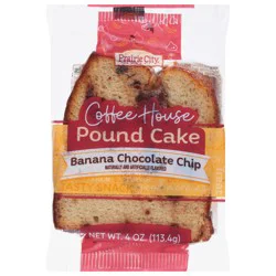 Prairie City Bakery Coffee House Banana Chocolate Chip Pound Cake 4 oz