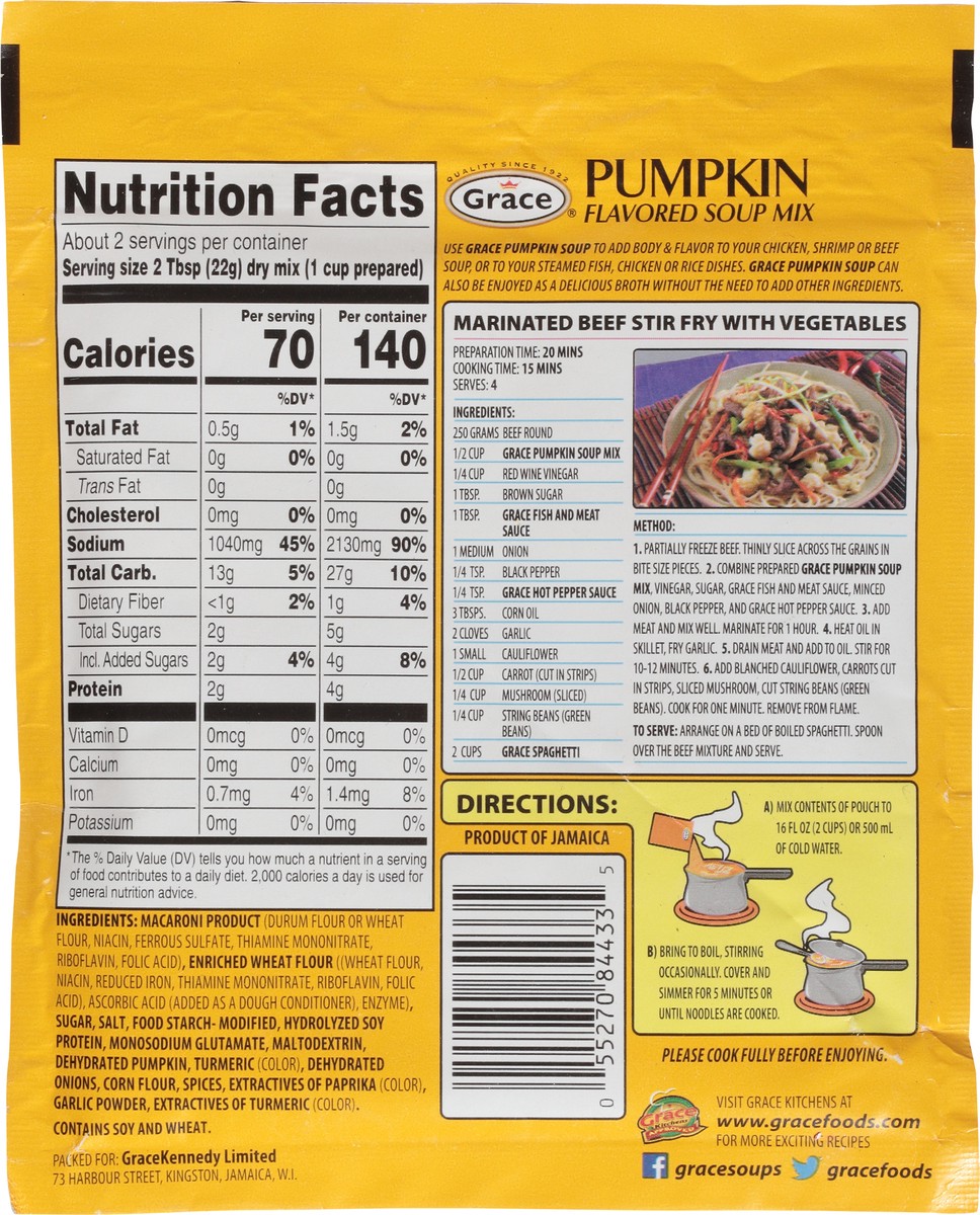 slide 3 of 9, Grace Homestyle Pumpkin Flavored Soup Mix 1.59 oz, 1.59 oz