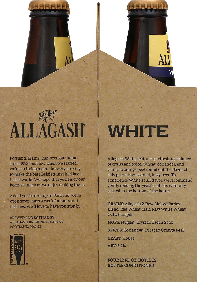 slide 7 of 9, Allagash White Beer 4 ea, 4 ct