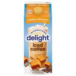 International Delight Iced Coffee, Caramel Macchiato, 64 FL OZ Carton