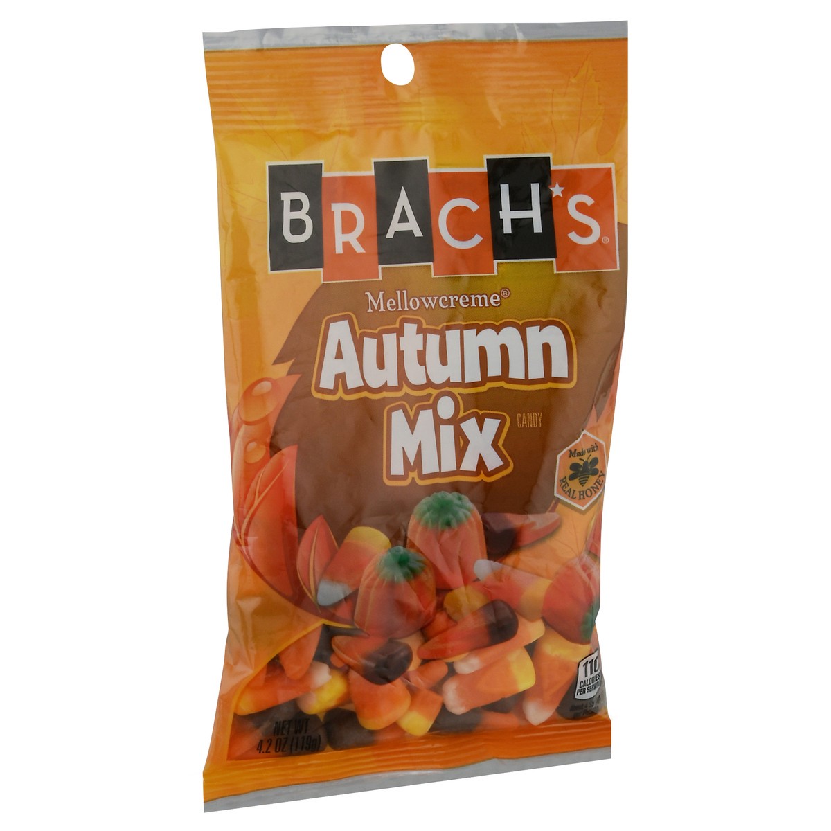 slide 7 of 11, Brach's 74848 155984 Halloween Autumn Mix 18ct Peg Halloween 4.2 oz Sugar, 4.2 oz