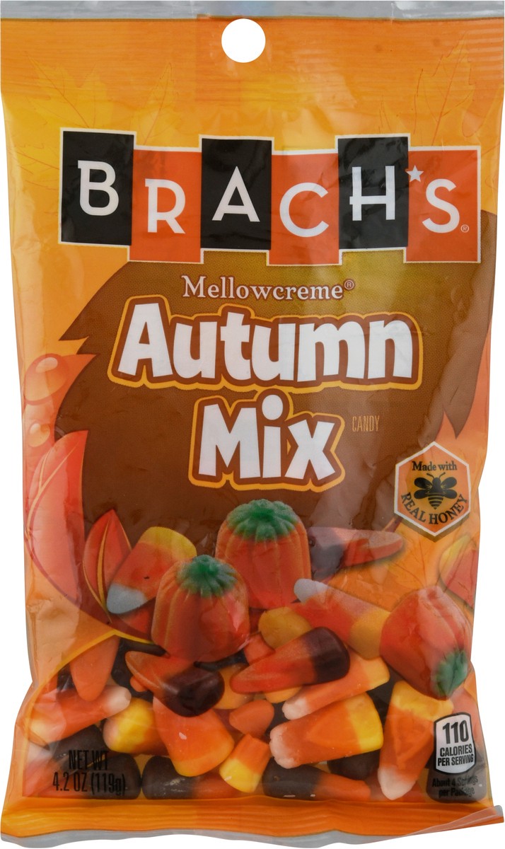slide 2 of 11, Brach's 74848 155984 Halloween Autumn Mix 18ct Peg Halloween 4.2 oz Sugar, 4.2 oz