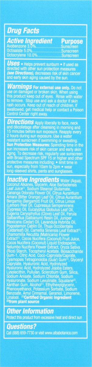 slide 8 of 11, Alba Botanica Hydration Sensation Broad Spectrum SPF 18 Water Gel 2 fl. oz. Box, 2 fl oz