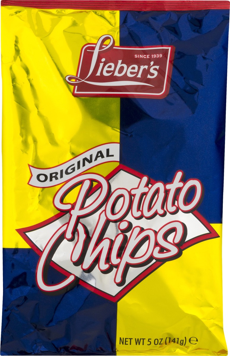 slide 5 of 9, Lieber's Original Potato Chips 5 oz, 5 oz