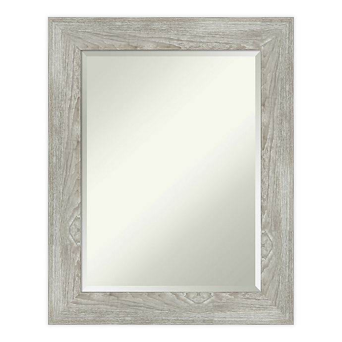 slide 1 of 6, Amanti Art Dove Greywash Bathroom Vanity Mirror - Grey, 24 in x 30 in