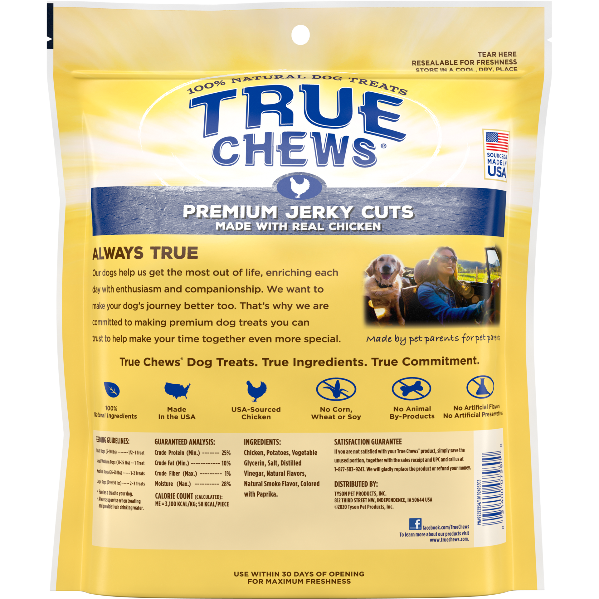 slide 4 of 5, True Chews Jerky Cuts Premium 100% Natural Dog Treats 12 oz, 12 oz