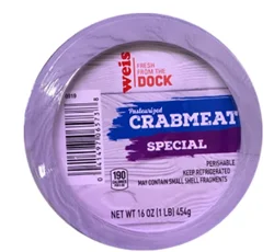 Pasteurized, Blue Swimming Crab Special Crab Meat