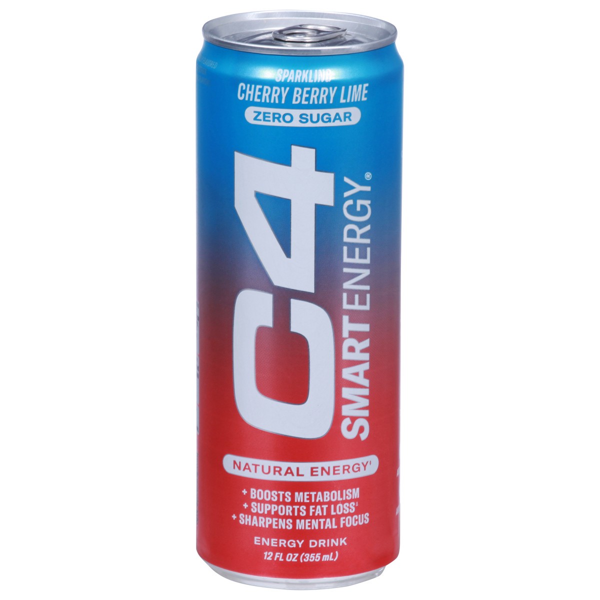 C4 Sport Smart Energy Zero Sugar Sparkling Cherry Berry Lime Energy