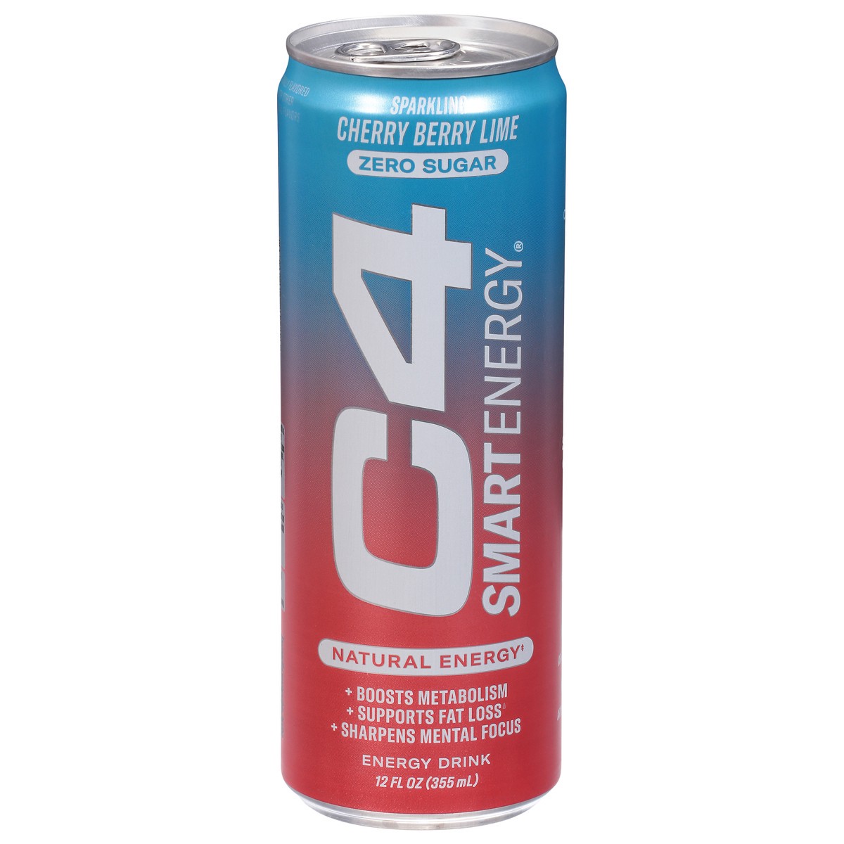 slide 1 of 12, C4 Sport Smart Energy Zero Sugar Sparkling Cherry Berry Lime Energy Drink 12 fl oz, 12 fl oz