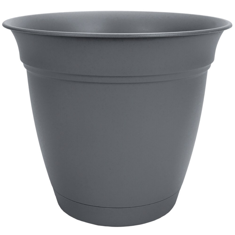 slide 1 of 1, Myers Warm Gray Eclipse Round Planter, 6 in