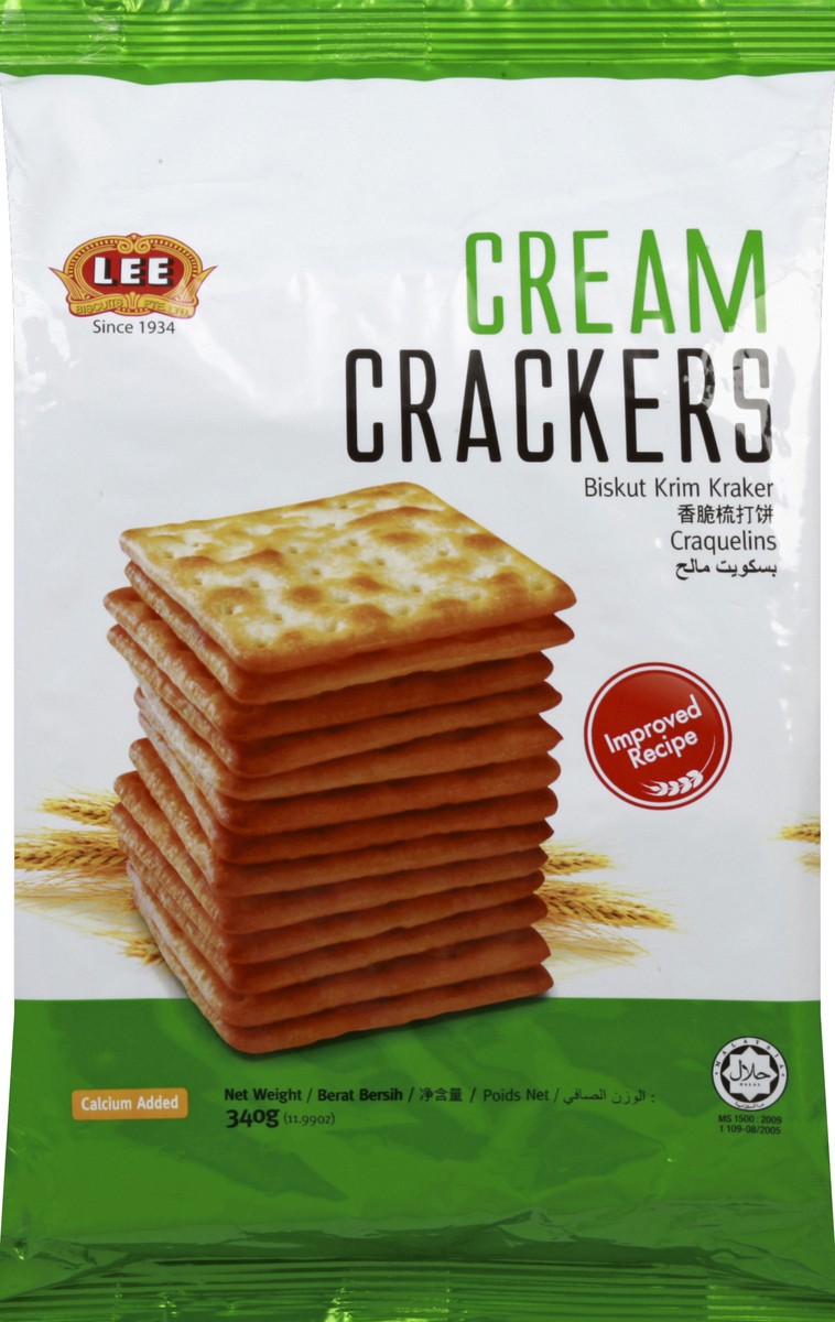 slide 4 of 6, LEE Crackers, Cream, 340 gram