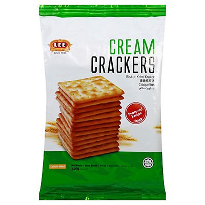 slide 1 of 6, LEE Crackers, Cream, 340 gram