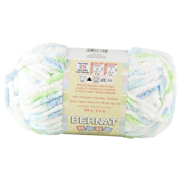 slide 7 of 13, Bernat Baby Blanket Yarn, Funny Prints, 3.5 oz