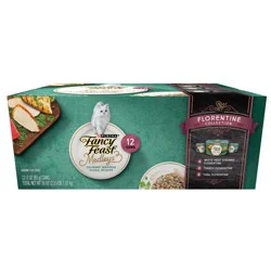 Fancy Feast Purina Fancy Feast Wet Cat Food Medleys Florentine Wet Cat Food Variety Pack - (12) 3 oz. Cans