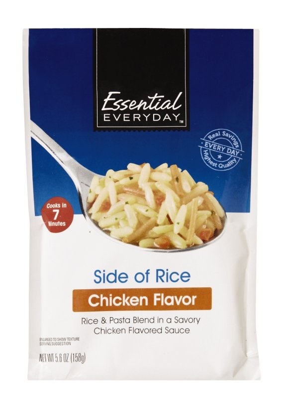 slide 1 of 1, Essential Everyday Chicken Flavor Side of Rice, 5.6 oz