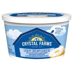Crystal Farms Light Cream Cheese Cup, 8 oz