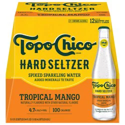 Topo Chico Tropical Mango Hard Seltzer 12 - 12 fl oz Bottles
