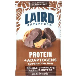 Laird Superfood Protein Double Chocolate Peanut Butter Superfood Bar 1.6 oz