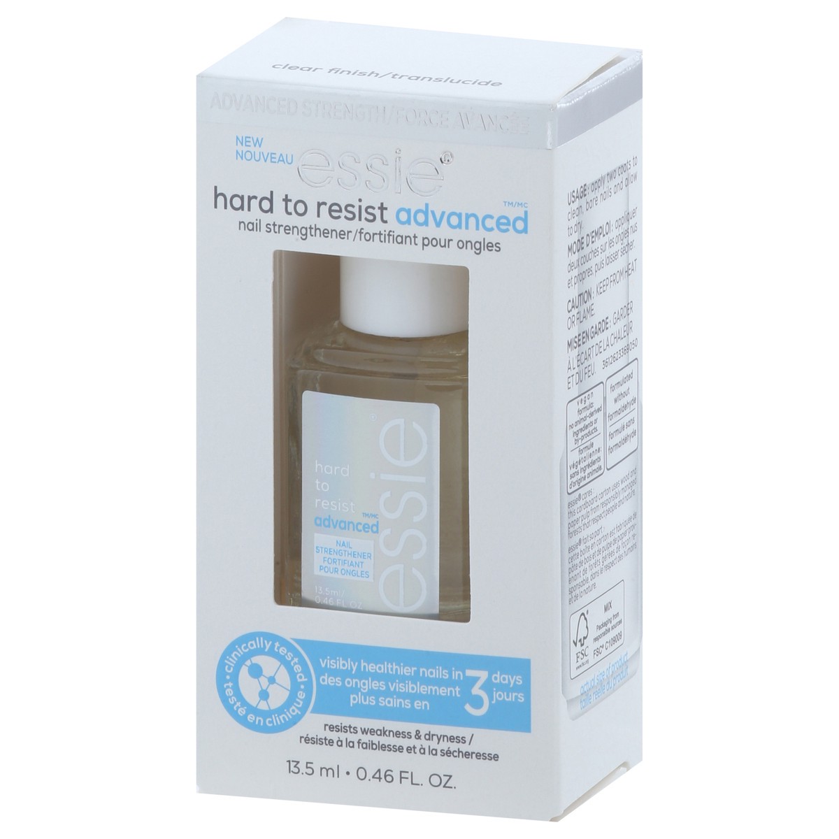 slide 6 of 12, essie Hard to Resist Advanced Nail Strengthener 0.46 fl oz, 0.46 fl oz