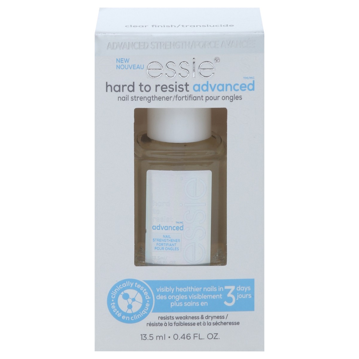 slide 5 of 12, essie Hard to Resist Advanced Nail Strengthener 0.46 fl oz, 0.46 fl oz