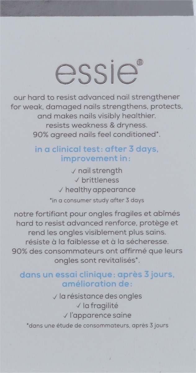 slide 9 of 12, essie Hard to Resist Advanced Nail Strengthener 0.46 fl oz, 0.46 fl oz
