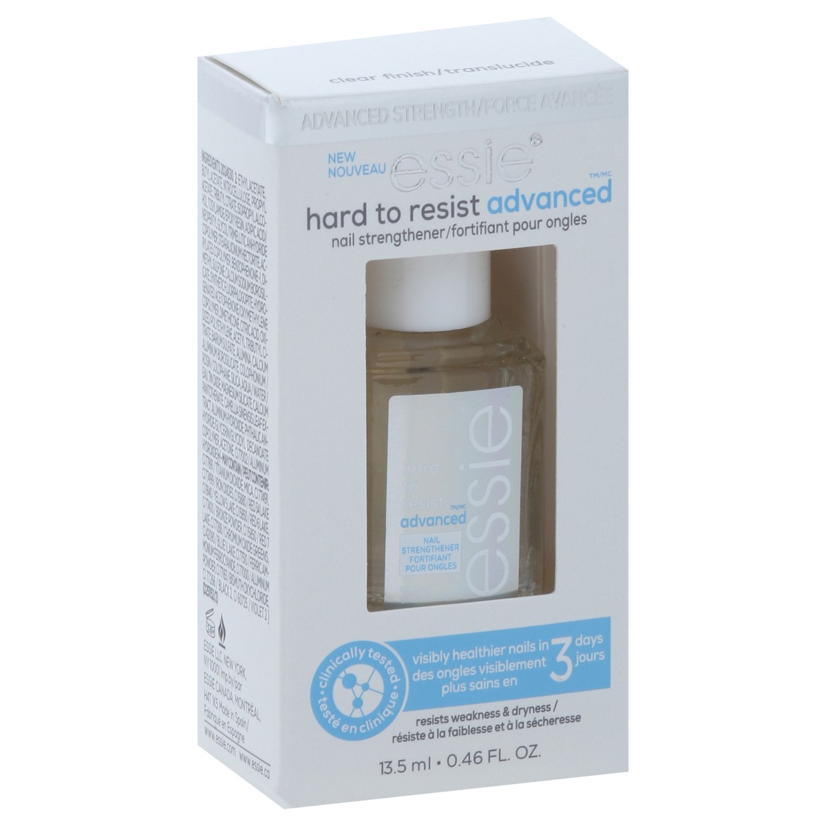 slide 10 of 12, essie Hard to Resist Advanced Nail Strengthener 0.46 fl oz, 0.46 fl oz