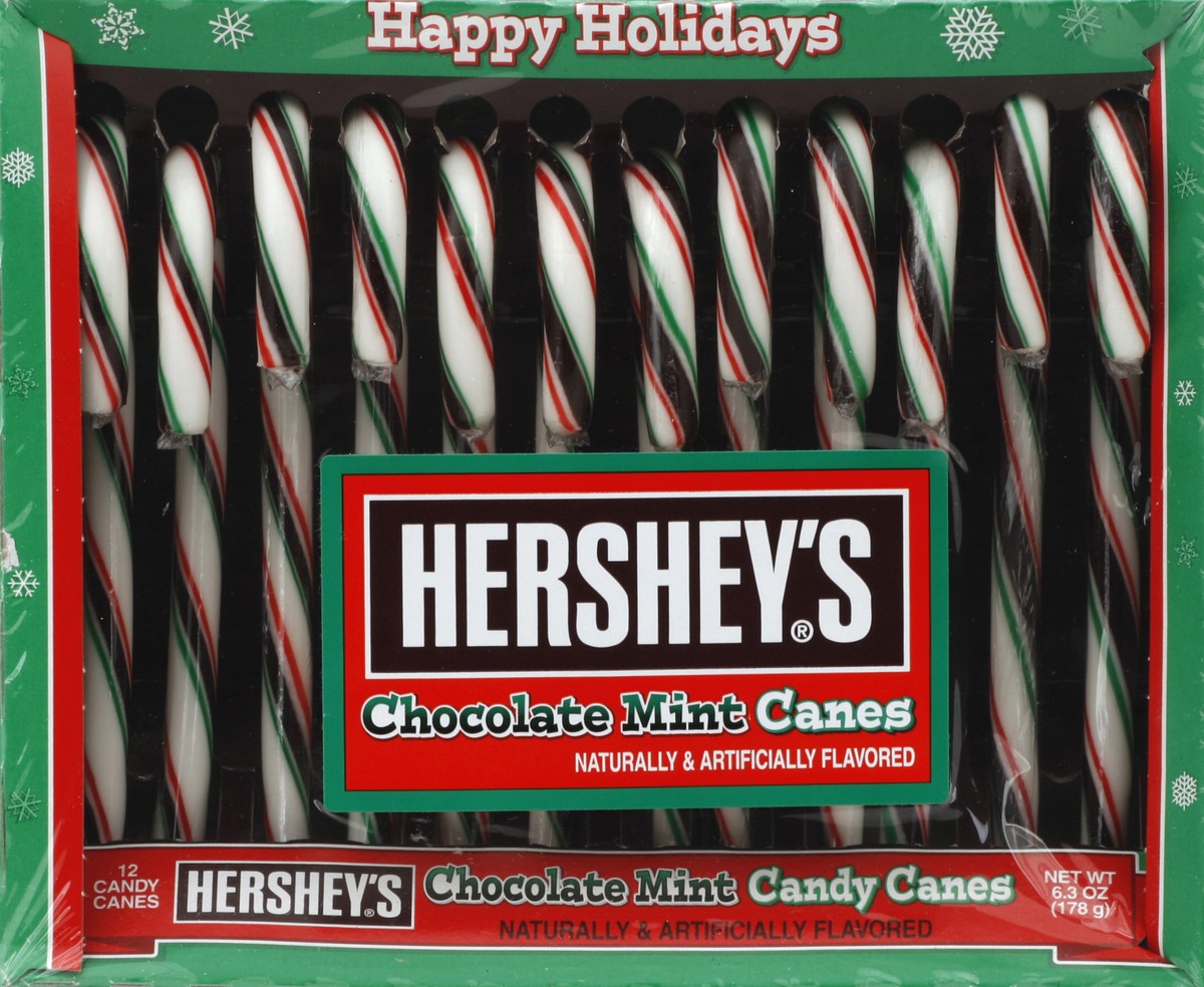 slide 1 of 4, Hershey's Candy Canes 12 ea, 12 ct