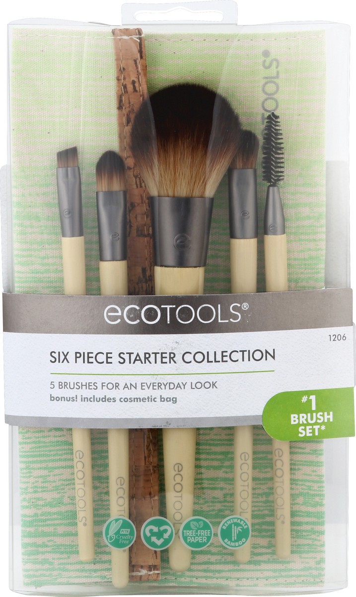 slide 2 of 2, EcoTools Starter Brush Set, 6 pc