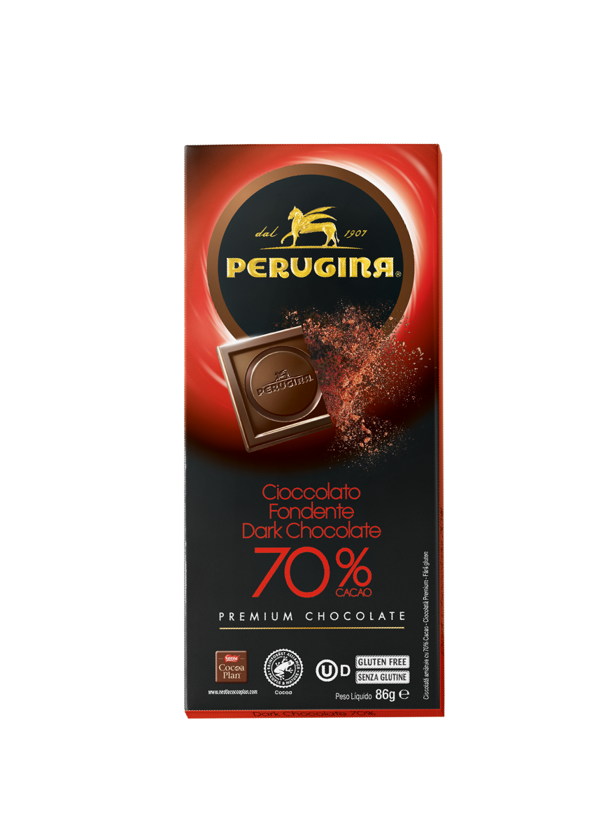 slide 1 of 4, Perugina Bittersweet 70% Dark Chocolate Bar, 3 Oz., 1 ct