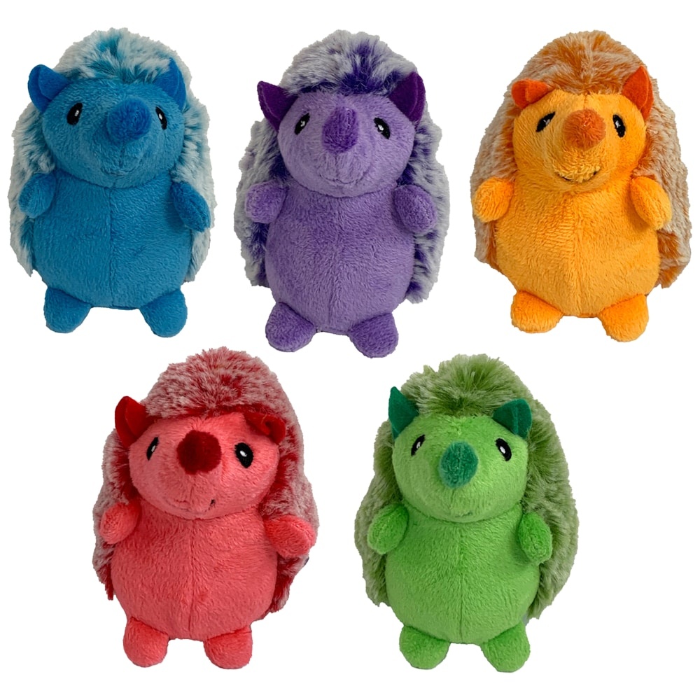 slide 1 of 1, Multipet Minipet Plush Hedgehog Dog Toy - Assorted, 1 ct