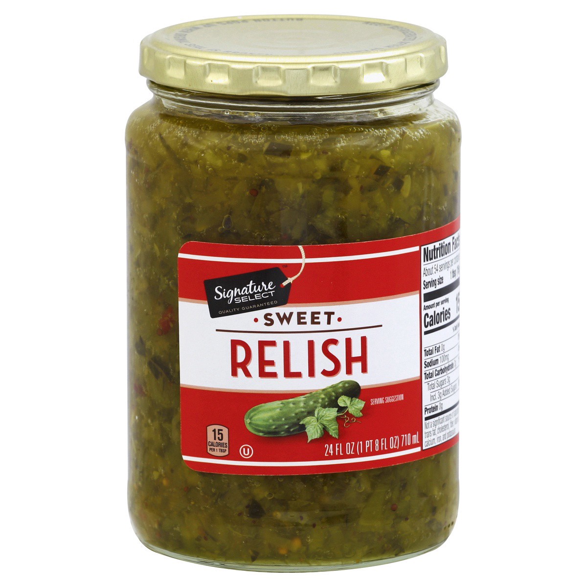 slide 1 of 2, Signature Select Relish 24 oz, 24 oz