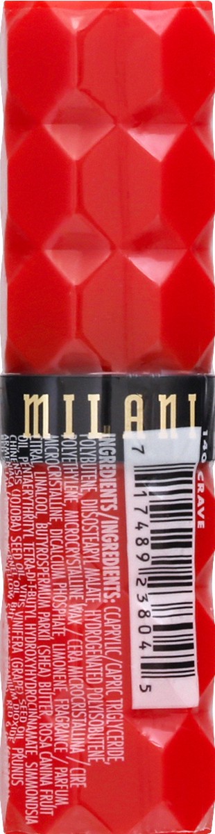 slide 2 of 9, Milani Crave 140 Lipstick 0.1 oz, 1 ct