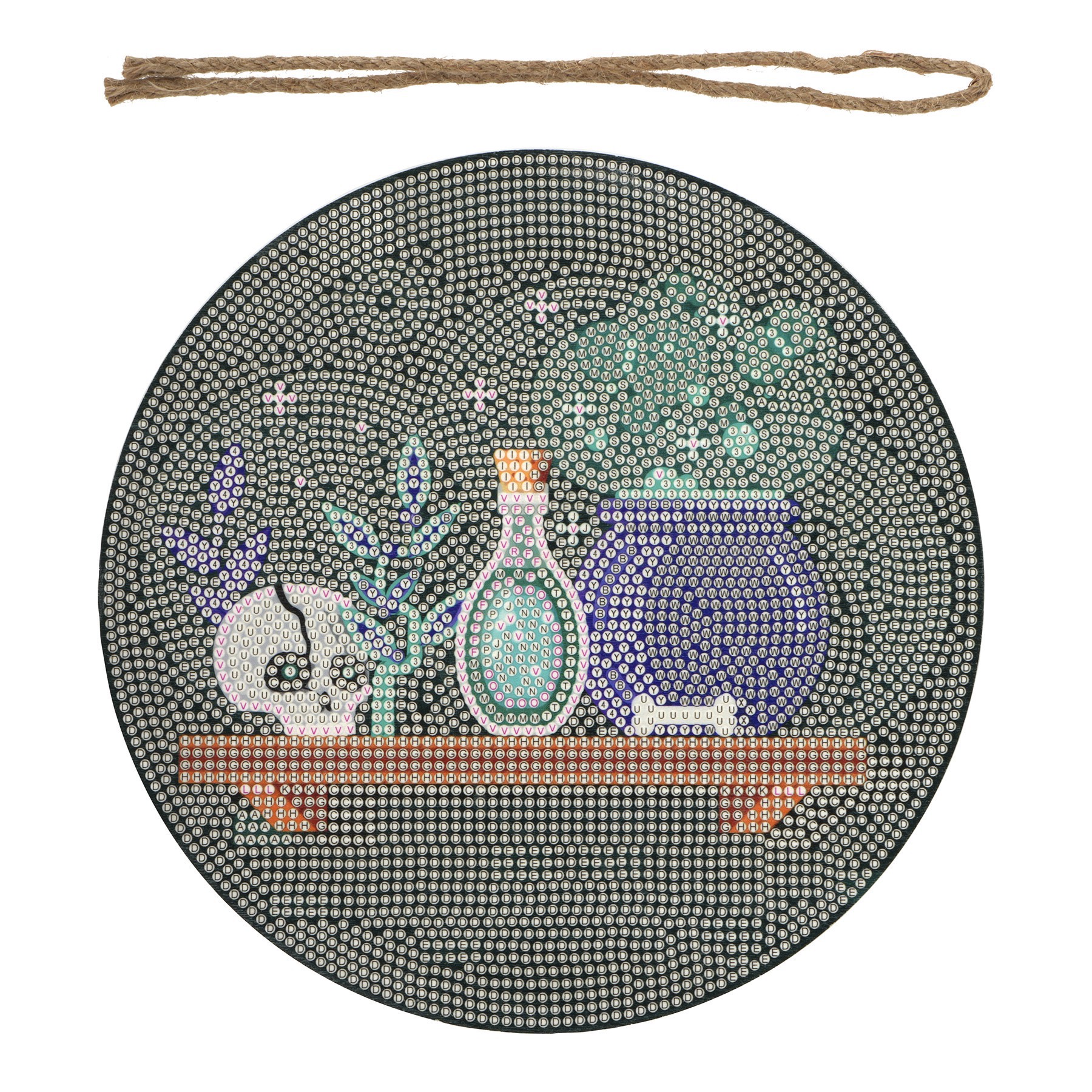 slide 3 of 4, 8" Potions Round Wood Plaque Diamond Art Kit By Make Market, 8 in