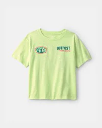 Carters Boys 'Keepin' It Wild' Frog Graphic Tee - Green Green 12