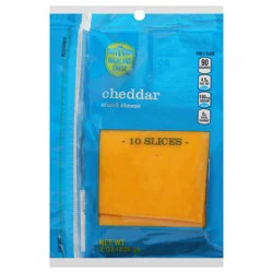 Highland Crest Cheddar Sliced Cheese 10 ea