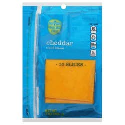 Highland Crest Cheddar Sliced Cheese 10 ea