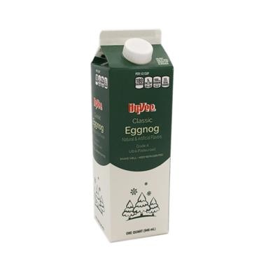 slide 1 of 1, Hy-vee Classic Eggnog, 1 qt