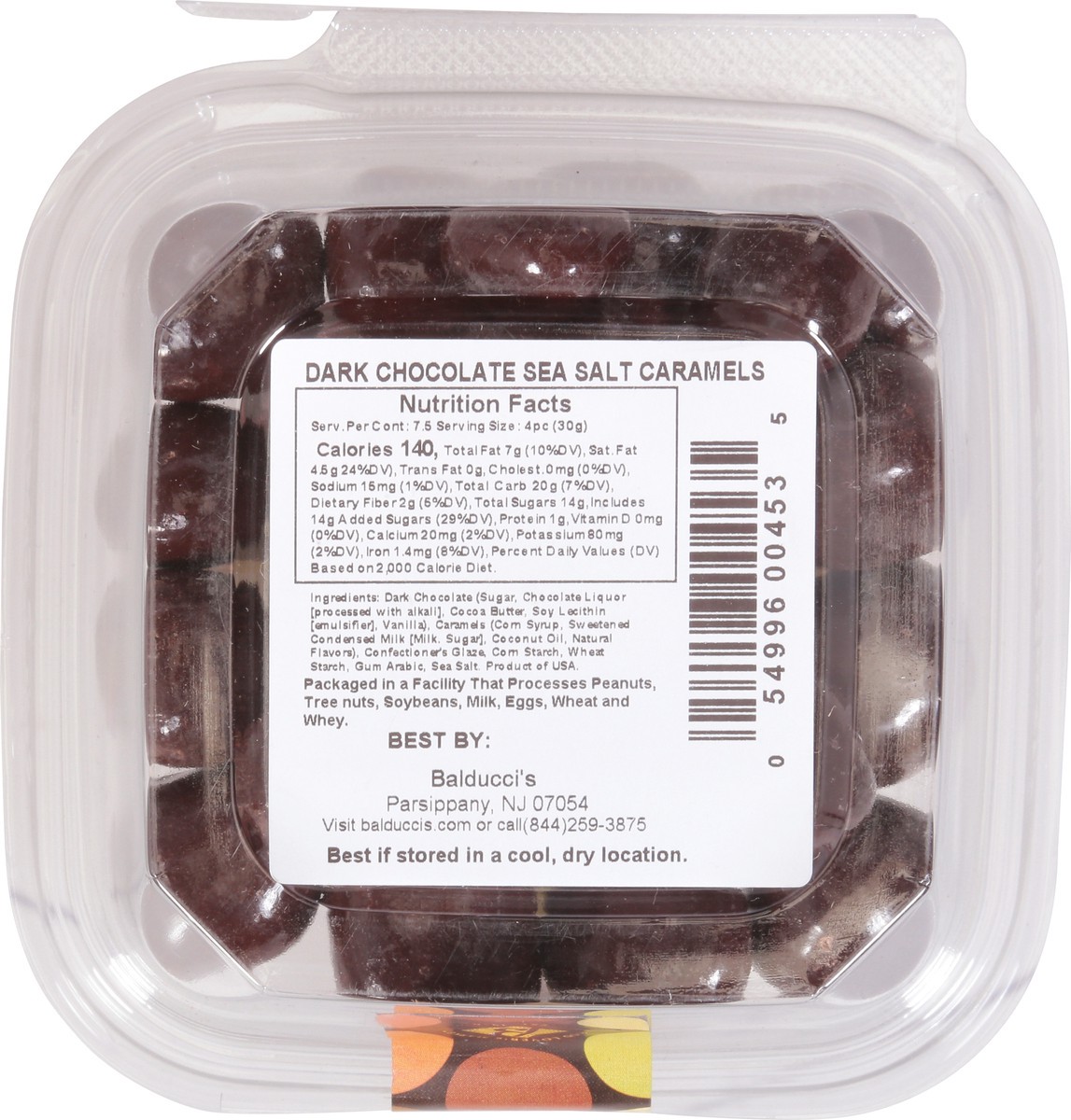 slide 4 of 13, Balducci's Dark Chocolate Sea Salt Caramels 7 oz, 7 oz